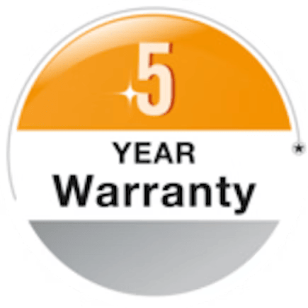 5 year warranty-logo