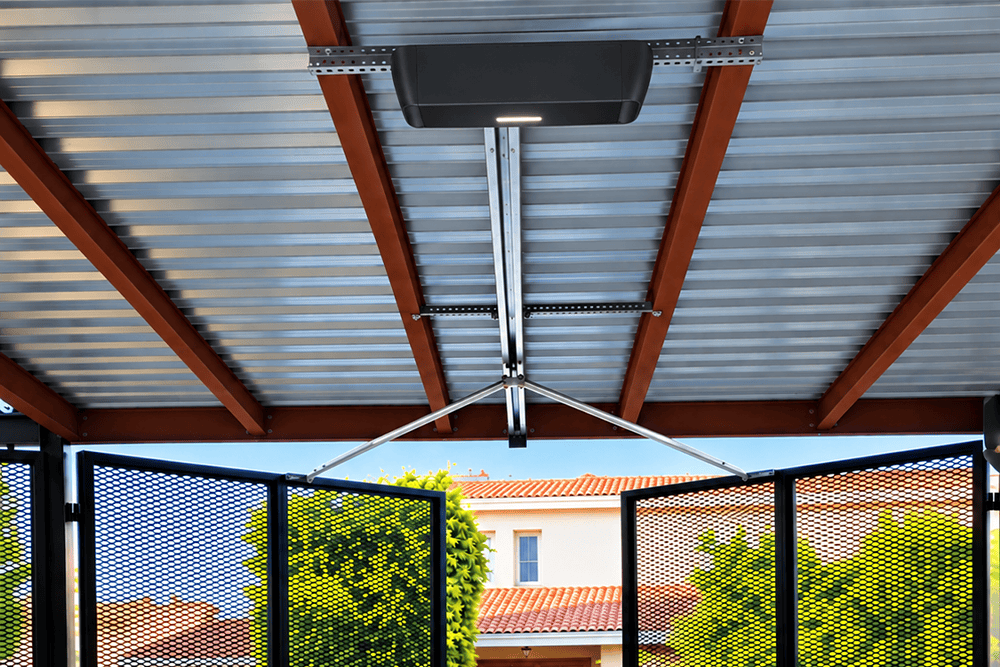 hinge garage door opener